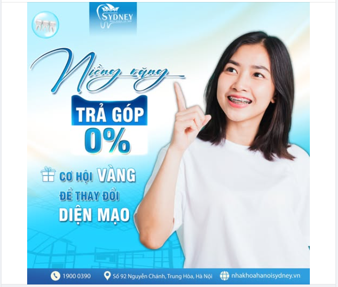 NIỀNG RĂNG TRẢ GÓP 0% - CƠ HỘI VÀNG ĐỂ THAY ĐỔI DIỆN MẠO