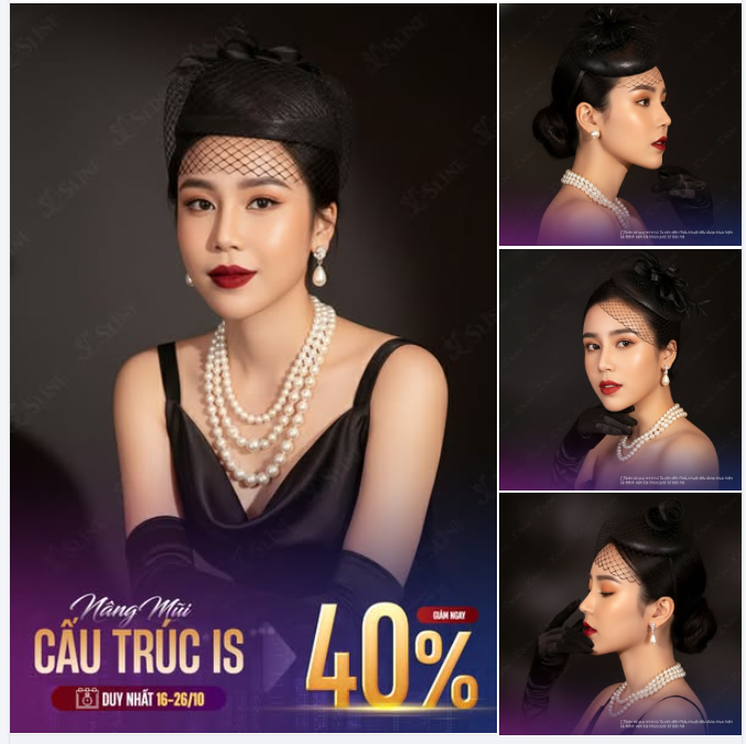 TUẦN LỄ VÀNG – NÂNG MŨI GIẢM ĐẾN 40%.