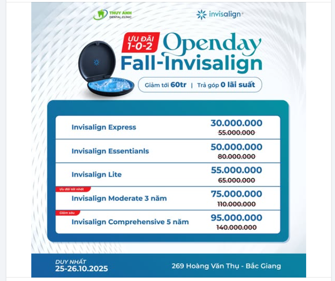 OPEN DAY FALL IN-VISALIGN: CƯỜI TỎA SÁNG NIỀNG NHẸ NHÀNG