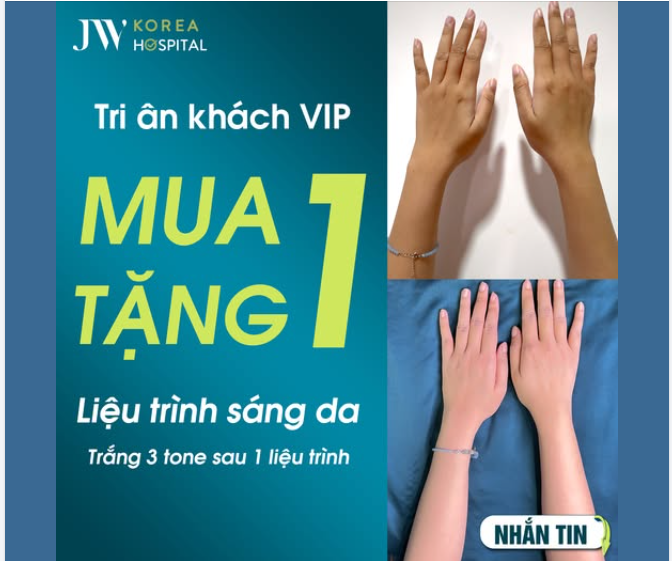 TRI ÂN KHÁCH HÀNG THÂN THIẾT – ƯU ĐÃI MUA 1 TẶNG 1 GÓI JW CARE+ SÁNG DA TRẺ KHỎE