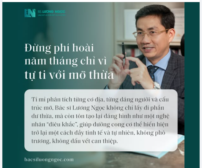 ĐỪNG PHÍ HOÀI NĂM THÁNG CHỈ VÌ TỰ TI VỚI MỠ THỪA!