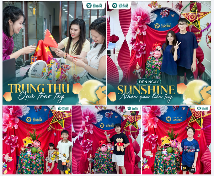 TRUNG THU RỘN RÀNG – ƯU ĐÃI NGẬP TRÀN TẠI Nha khoa Thẩm mỹ Quốc tế Sunshine