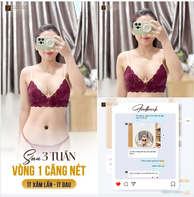 CHỈ 3 TUẦN !!!! VÒNG 1 NÉT TỪNG MILIMET