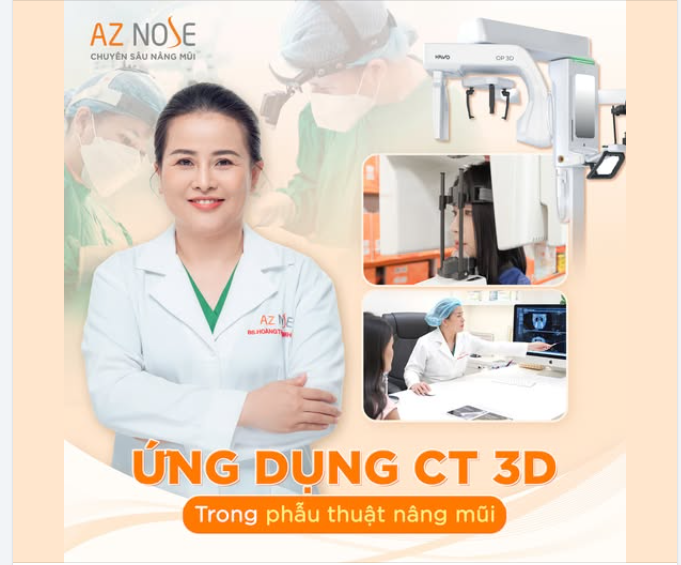 NÂNG MŨI AN TOÀN CÙNG CÔNG NGHỆ CHỤP CT3D