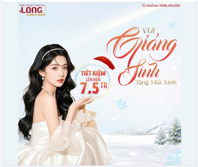 VUI GIÁNG SINH TẶNG MŨI XINH  Tiết kiệm lên đến 7.500.000