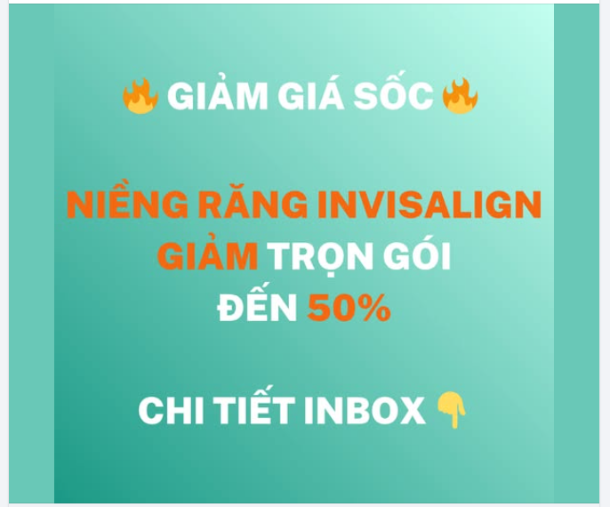 GIẢM GIÁ SỐC – NIỀNG RĂNG INVISALIGN GIẢM TRỌN GÓI ĐẾN 50%