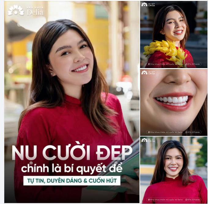 Chọn nụ cười nhà Delia để tự tin, duyên dáng và cuốn hút hơn