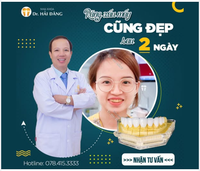 RĂNG XẤU MẤY CŨNG ĐẸP CHỈ SAU 2 NGÀY