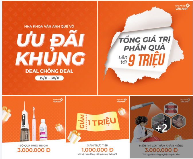 DEAL CHỒNG DEAL - Tổng phần quà lên tới 9 TRIỆU dành riêng khách hàng niềng răng tại Quế Võ