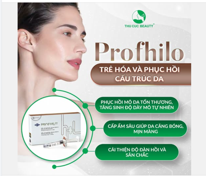 Profhilo là phương pháp Tái tạo da sinh học, trẻ hóa và phục hồi cấu trúc da, đặc biệt là những làn da bị lão hóa, thiếu độ đàn hồi và chảy xệ.