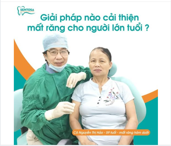 Cô Nguyễn Thị Hảo – 59 tuổi là một trong những trường hợp khiến đội ngũ Sentosa nhớ mãi.