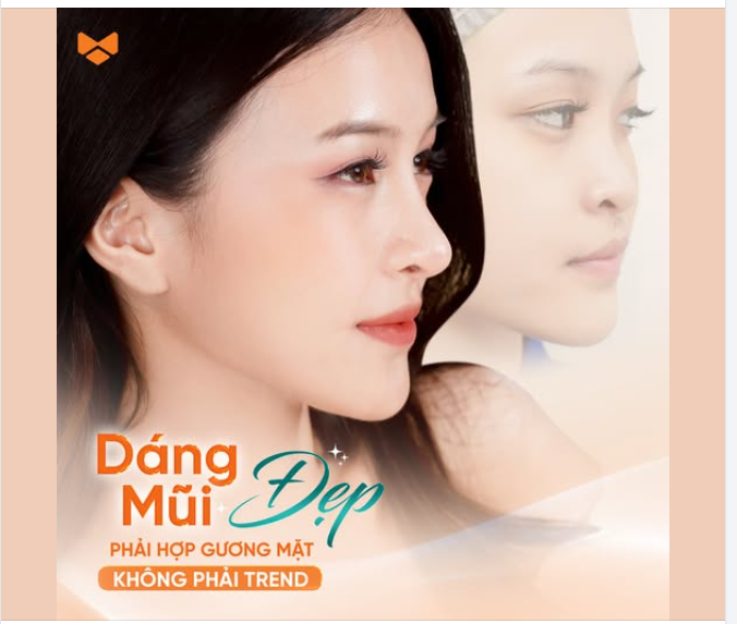DÁNG MŨI ĐẸP PHẢI HỢP GƯƠNG MẶT, KHÔNG PHẢI TREND