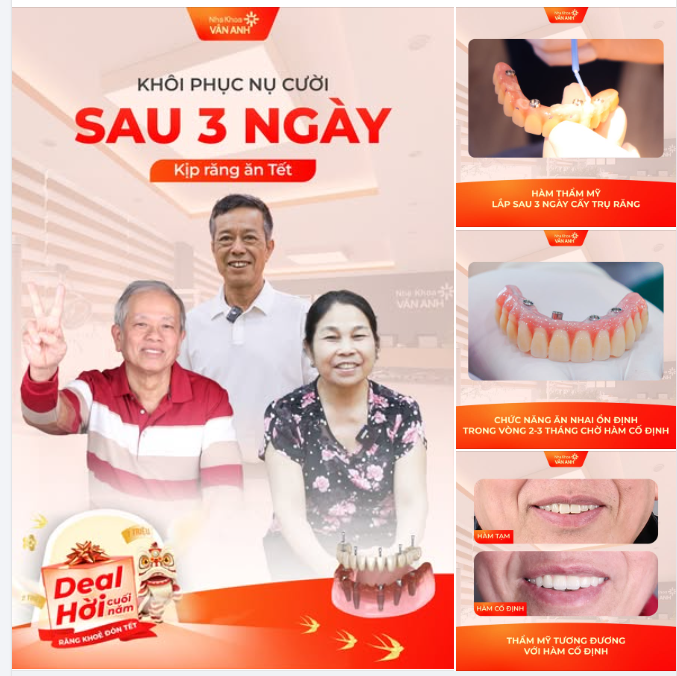 KHÔI PHỤC NỤ CƯỜI SAU 3 NGÀY - KỊP RĂNG ĂN TẾT