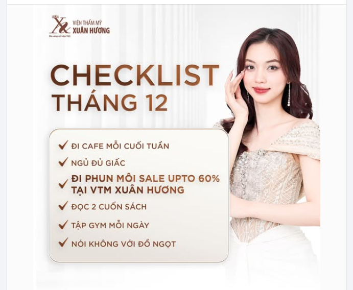 CHECKLIST THÁNG 12  Phun môi Miracle SALE UP TO 60%