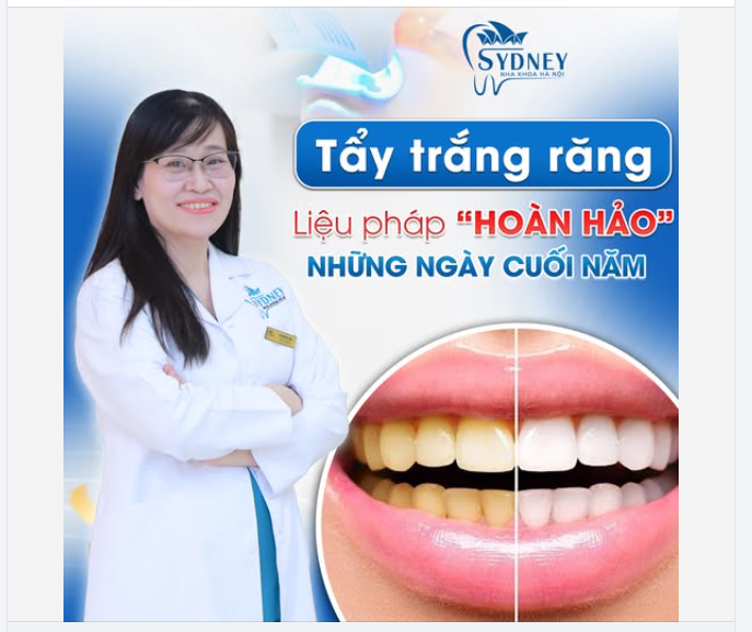 TẨY TRẮNG RĂNG - LIỆU PHÁP HOÀN HẢO TRONG NHỮNG NGÀY CUỐI NĂM