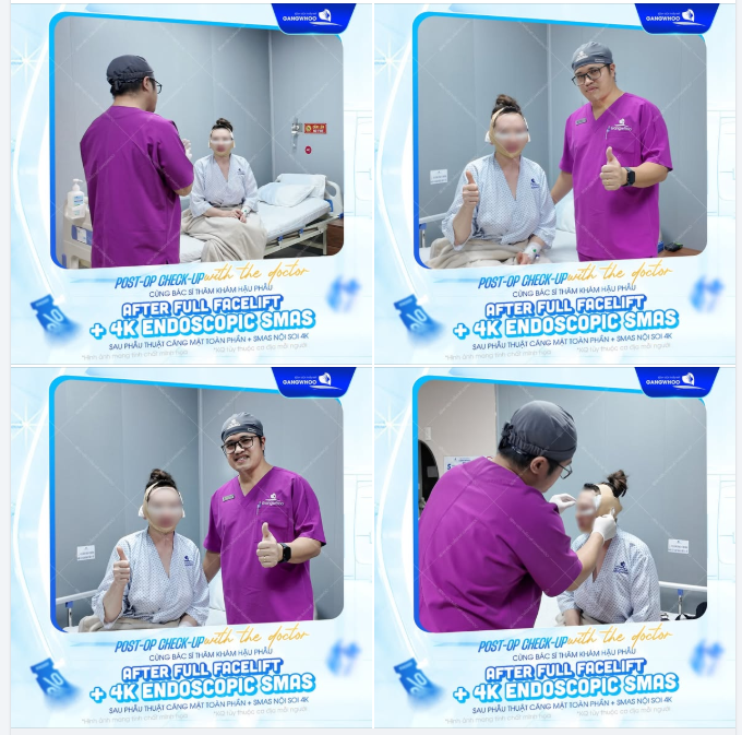 Sau phẫu thuật trẻ hóa, giai đoạn hậu phẫu chính là lúc thể hiện rõ chất lượng dịch vụ và sự tận tâm của đội ngũ y bác sĩ.