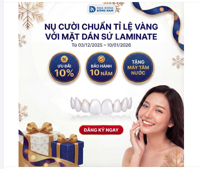 ĐẸP TINH TẾ - KHÔNG MÀI NHỎ RĂNG VỚI MẶT DÁN SỨ LAMINATE