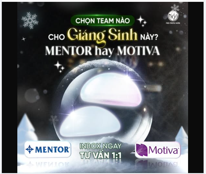 Bạn chọn team nào cho mùa Giáng Sinh này? Mentor hay Motiva?