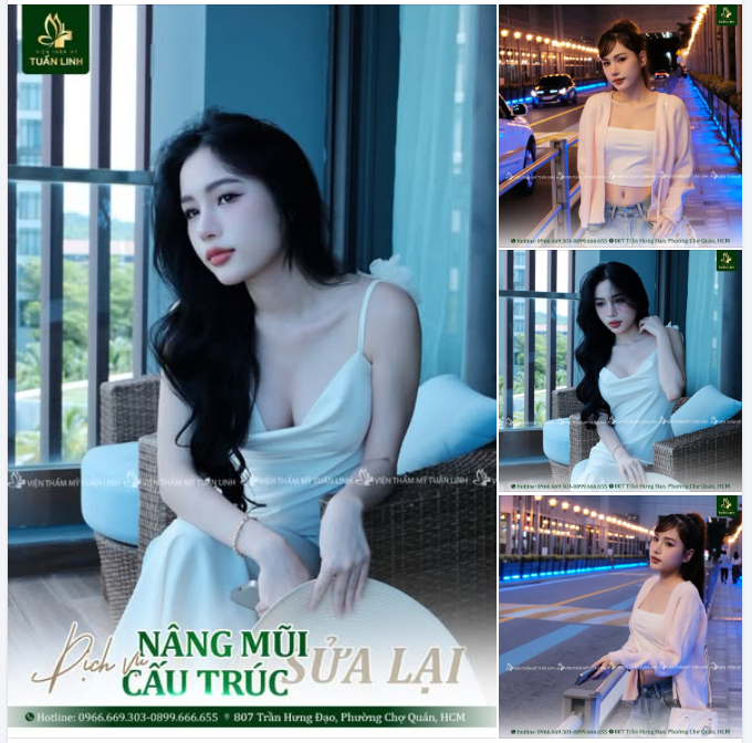 NÂNG MŨI SỬA LẠI - TÔN NÉT HÀI HOÀ - ĐẸP SANG CUỐN HÚT!!