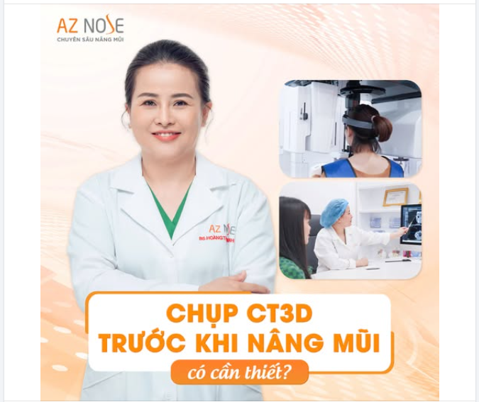 CHỤP CT3D MŨI TRƯỚC PHẪU THUẬT CÓ CẦN THIẾT