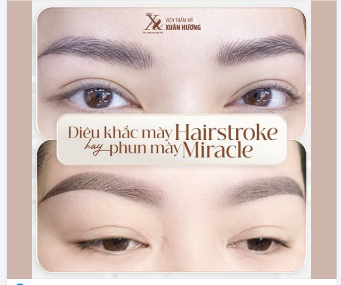 ĐIÊU KHẮC MÀY HAIRSTROKE HAY PHUN MÀY MIRACLE ?