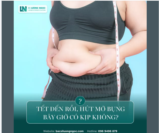 Q&A  “TẾT ĐẾN RỒI, HÚT MỠ BỤNG BÂY GIỜ CÓ KỊP KHÔNG?”