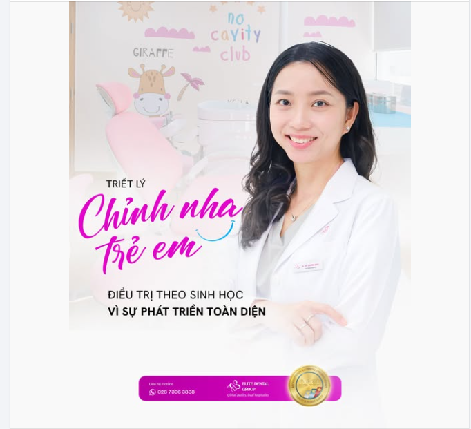 TRIẾT LÝ CHỈNH NHA TRẺ EM TẠI ELITE DENTAL - ĐIỀU TRỊ THEO SINH HỌC, VÌ SỰ PHÁT TRIỂN TOÀN DIỆN