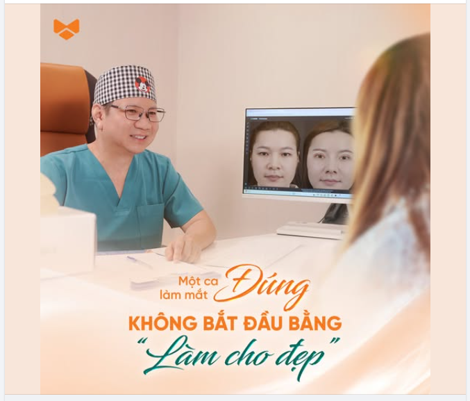 MỘT CA LÀM MẮT ĐÚNG  KHÔNG BẮT ĐẦU BẰNG “LÀM CHO ĐẸP”  Bác sĩ tại Ratio luôn bắt đầu bằng một câu hỏi:
