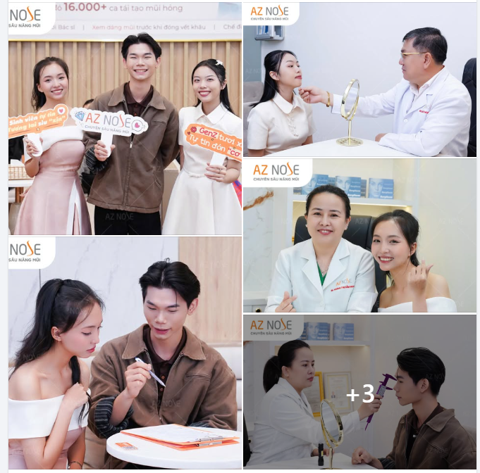 TOP 3 MIC VÀNG SINH VIÊN TƯ VẤN NÂNG MŨI TẠI AZ NOSE