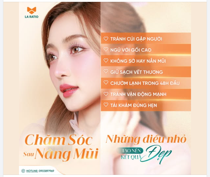 CHĂM SÓC SAU NÂNG MŨI – CHI TIẾT NHỎ TẠO VẺ ĐẸP LỚN