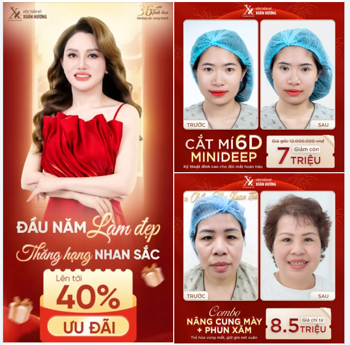ĐẦU NĂM LÀM ĐẸP - THĂNG HẠNG NHAN SẮC  ƯU ĐÃI LÊN TỚI 40%