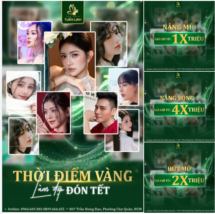 THỜI ĐIỂM VÀNG LÀM ĐẸP ĐÓN TẾT!!
