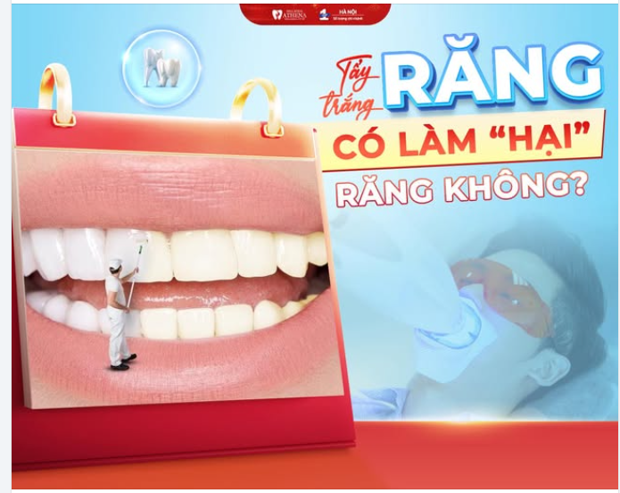 TẨY TRẮNG RĂNG CÓ LÀM RĂNG YẾU ĐI KHÔNG?