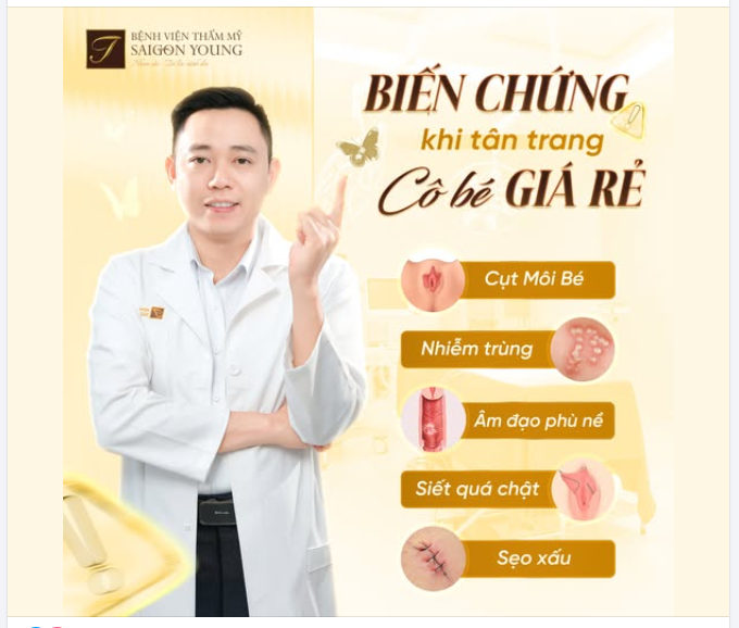 BIẾN CHỨNG KHI TÂN TRANG CÔ BÉ GIÁ RẺ