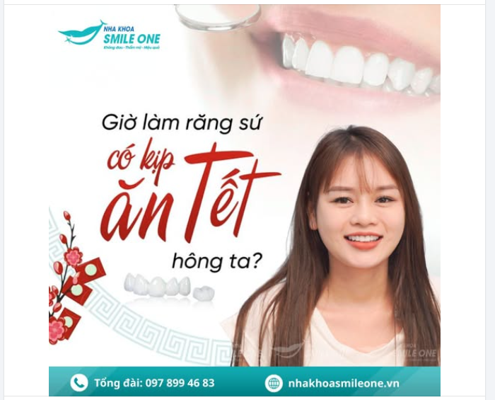Đón Tết với nụ cười rạng ngời - Thời điểm vàng để làm răng sứ đẹp kịp Tết!