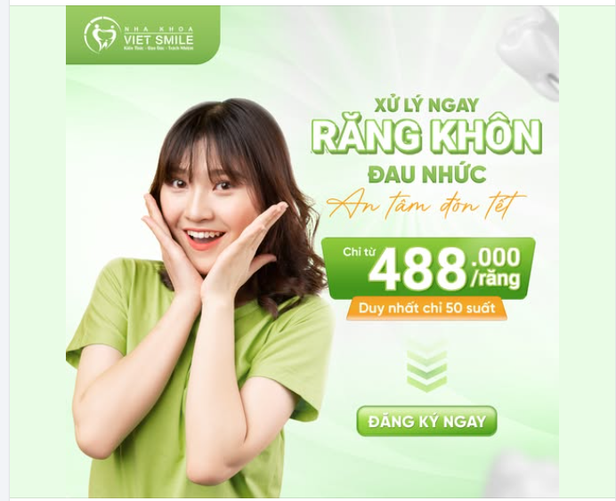 NHỔ RĂNG KHÔN ĐÓN TẾT - GIÁ KHÔNG LỢI NHUẬN!