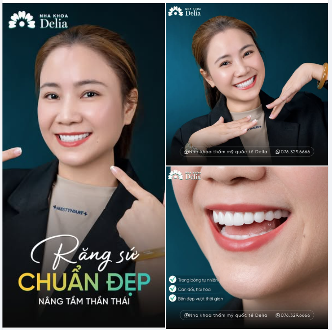 "2 năm rồi, răng vẫn khỏe đẹp như khi mới đến Delia làm răng sứ"