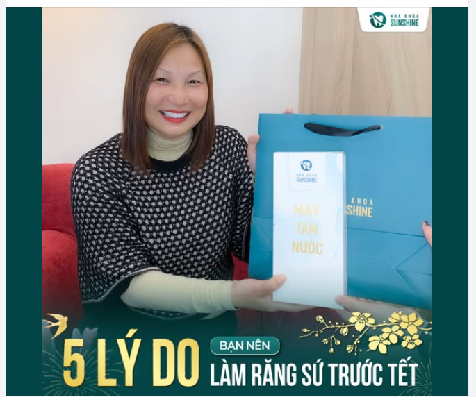 5 lý do nên bọc răng sứ trước tết