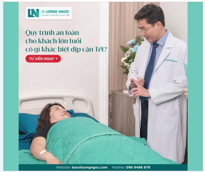 QUY TRÌNH AN TOÀN CHO KHÁCH LỚN TUỔI TẠI BÁC SĨ LƯƠNG NGỌC CÓ GÌ KHÁC BIỆT DỊP CẬN TẾT?