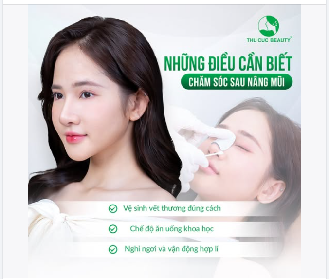 NHỮNG ĐIỀU CẦN BIẾT VỀ CHĂM SÓC SAU NÂNG MŨI
