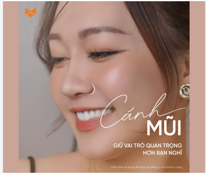 Cánh mũi: chi tiết nhỏ nhưng quyết định 80% sự hài hòa của dáng mũi