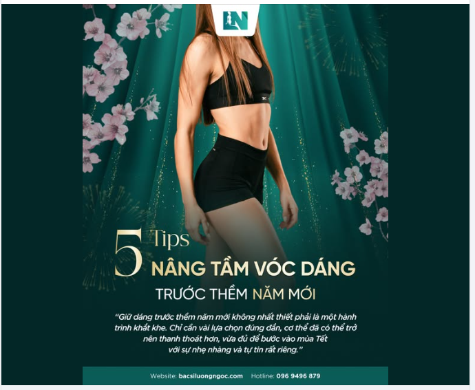 05 TIPS NÂNG TẦM DÁNG VÓC TRƯỚC THỀM NĂM MỚI