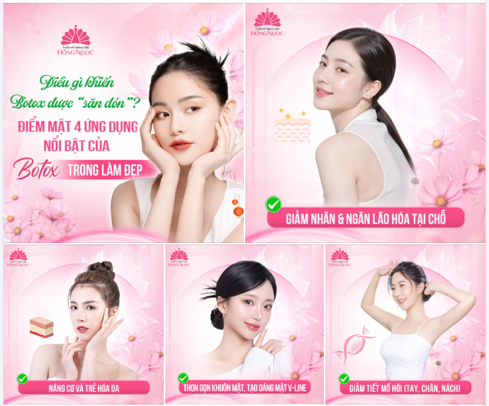 Điều gì khiến Botox được “săn đón”?  Điểm mặt 4 ứng dụng nổi bật của Botox trong làm đẹp