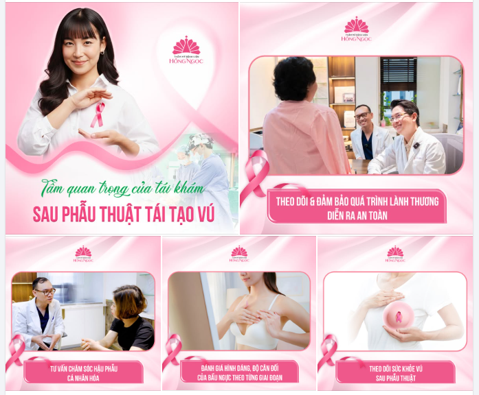 Tầm quan trọng của tái khám sau phẫu thuật tái tạo vú