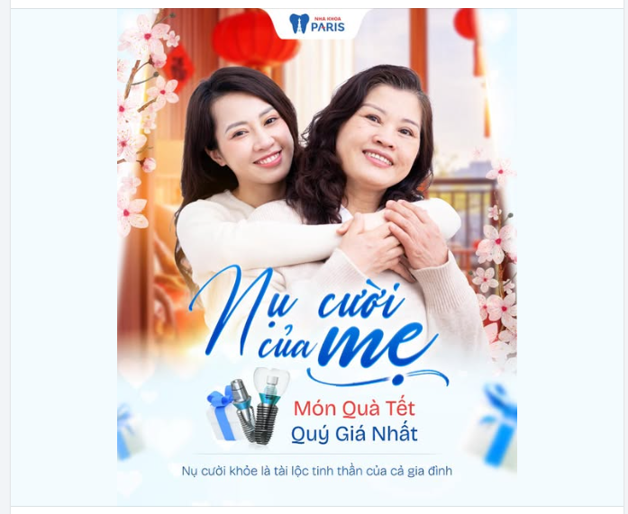 Nụ cười của mẹ – món quà Tết quý giá nhất  Hơn 10 năm nay, mỗi lần cười mẹ đều che miệng