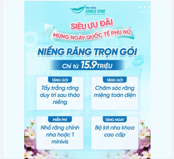 NIỀNG RĂNG XỊN - GIÁ SINH VIÊN - QUÀ TẶNG NGẬP TRÀN