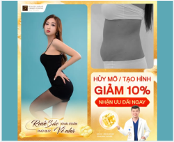 LÌ XÌ KHAI XUÂN: Ưu đãi 10% Hủy mỡ Tạo hình