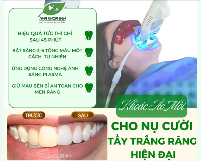 KHOÁC ÁO MỚI CHO NỤ CƯỜI – TẨY TRẮNG RĂNG HIỆN ĐẠI