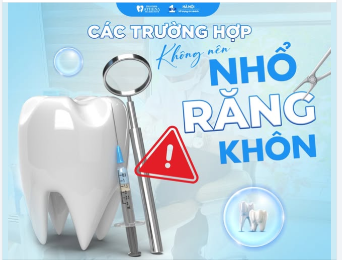 RĂNG KHÔN – CÓ PHẢI LÚC NÀO CŨNG NHỔ NGAY?