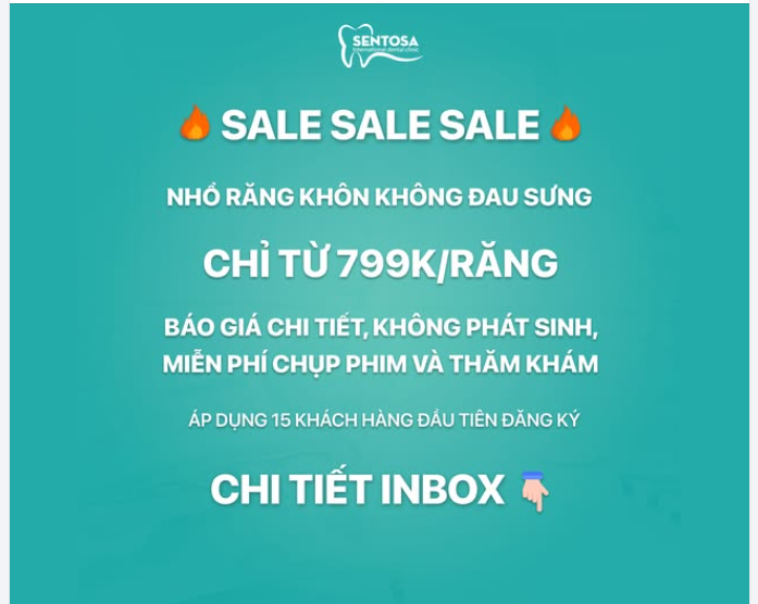NHỔ RĂNG KHÔN KHÔNG ĐAU – CHỈ TỪ 799K/RĂNG